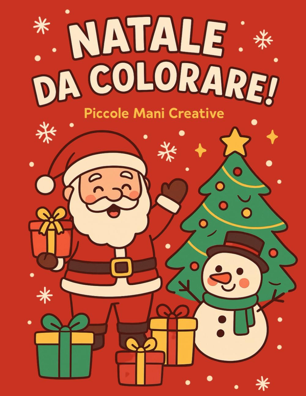 Colora il Natale! Un divertente libro da colorare con Babbo Natale, elfi, renne e tanto altro - 50 disegni per bambini: Rendi magico questo Natale con 50 adorabili sorprese da colorare