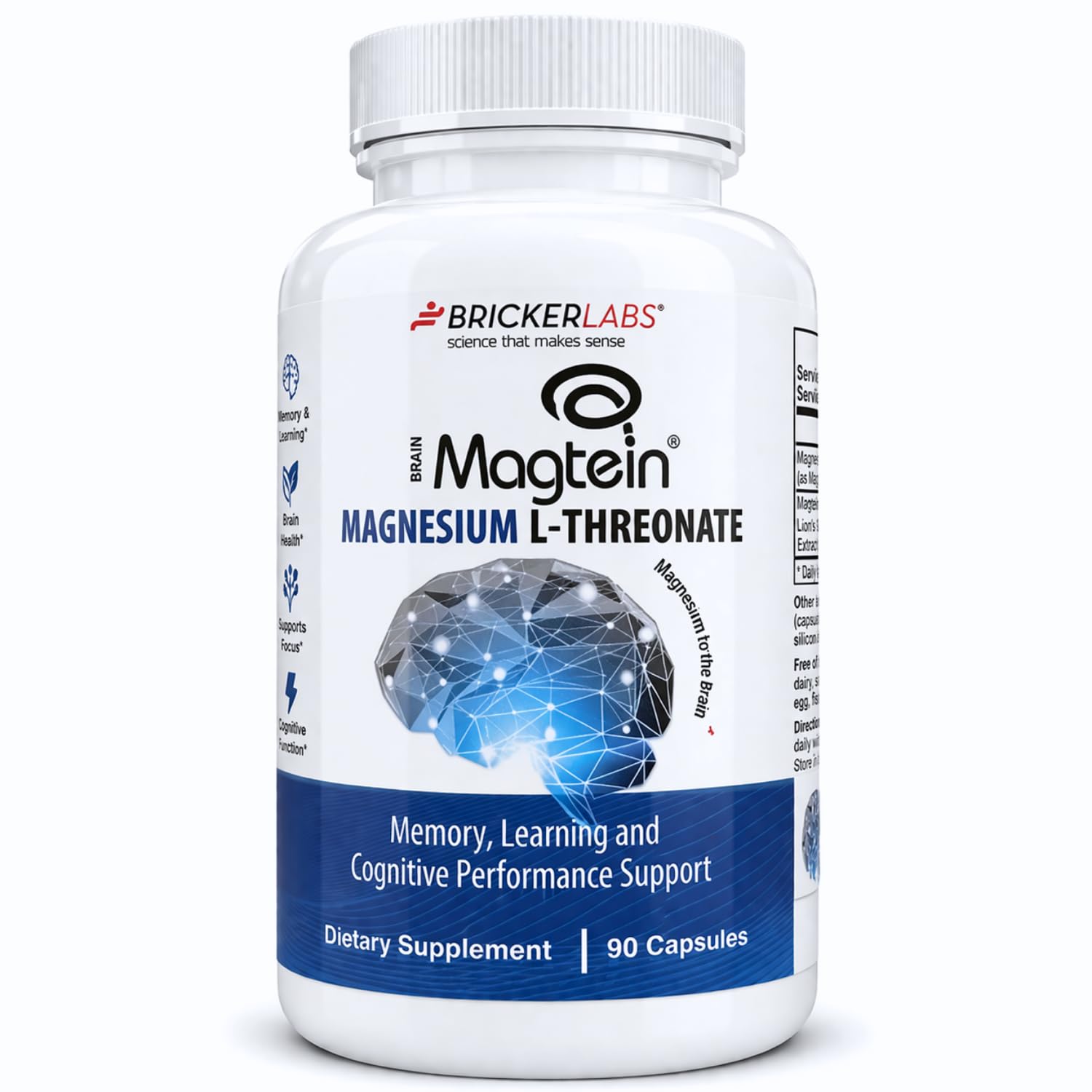 Amazon.com: Bricker Labs Magtein Magnesium L-Threonate Supplement