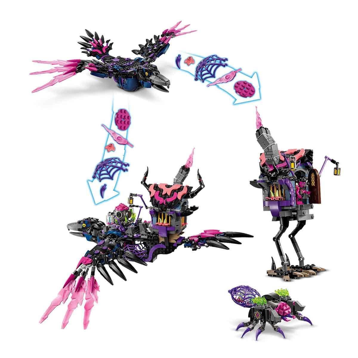 LEGO DREAMZzz Midnight Raven of the Never-Witch, Transformable