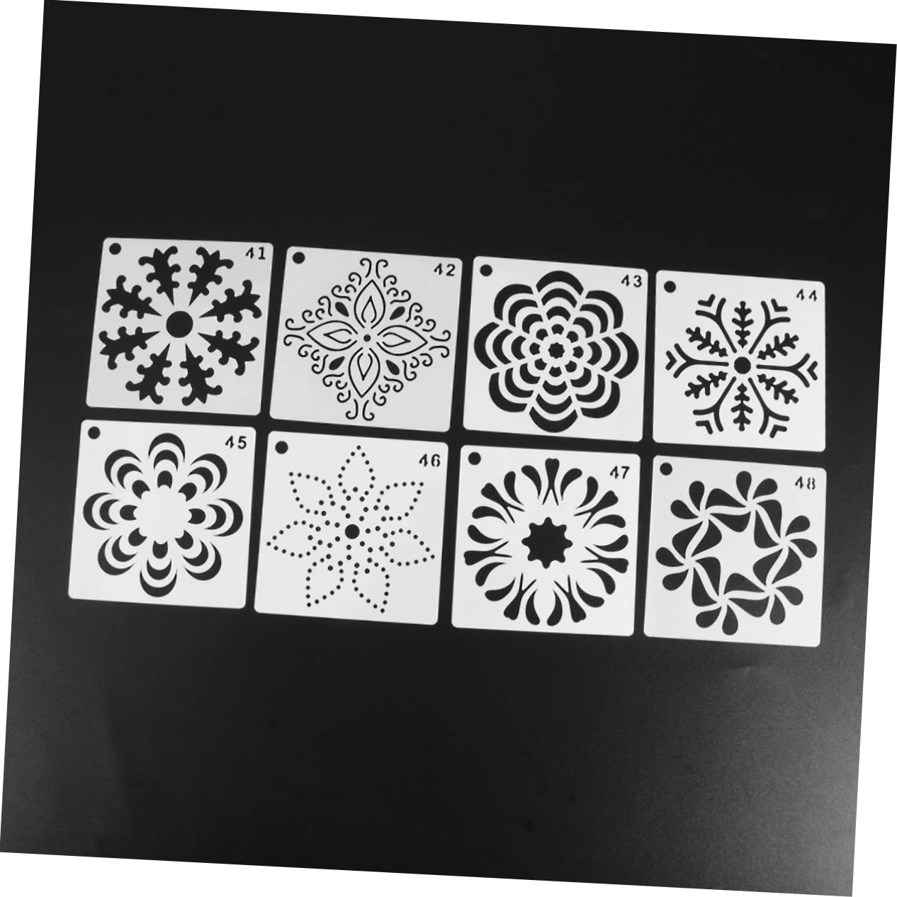 112pièces Pochoirs Mandala Décoration Modèles De Peinture Créatifs Pour Artisanat Et Arts Visuels Pochoirs Relief Pour Projets Artistiques