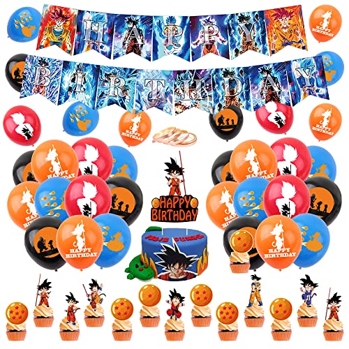 Party Supplies Dragon Ball Cake Topper Dragon Ball Birthday Decorations Dragon Ball Balloons Dragon Ball Birthday Cake Decorations Dragon Ball Birthday Banner Dragon Ball Party Decorations