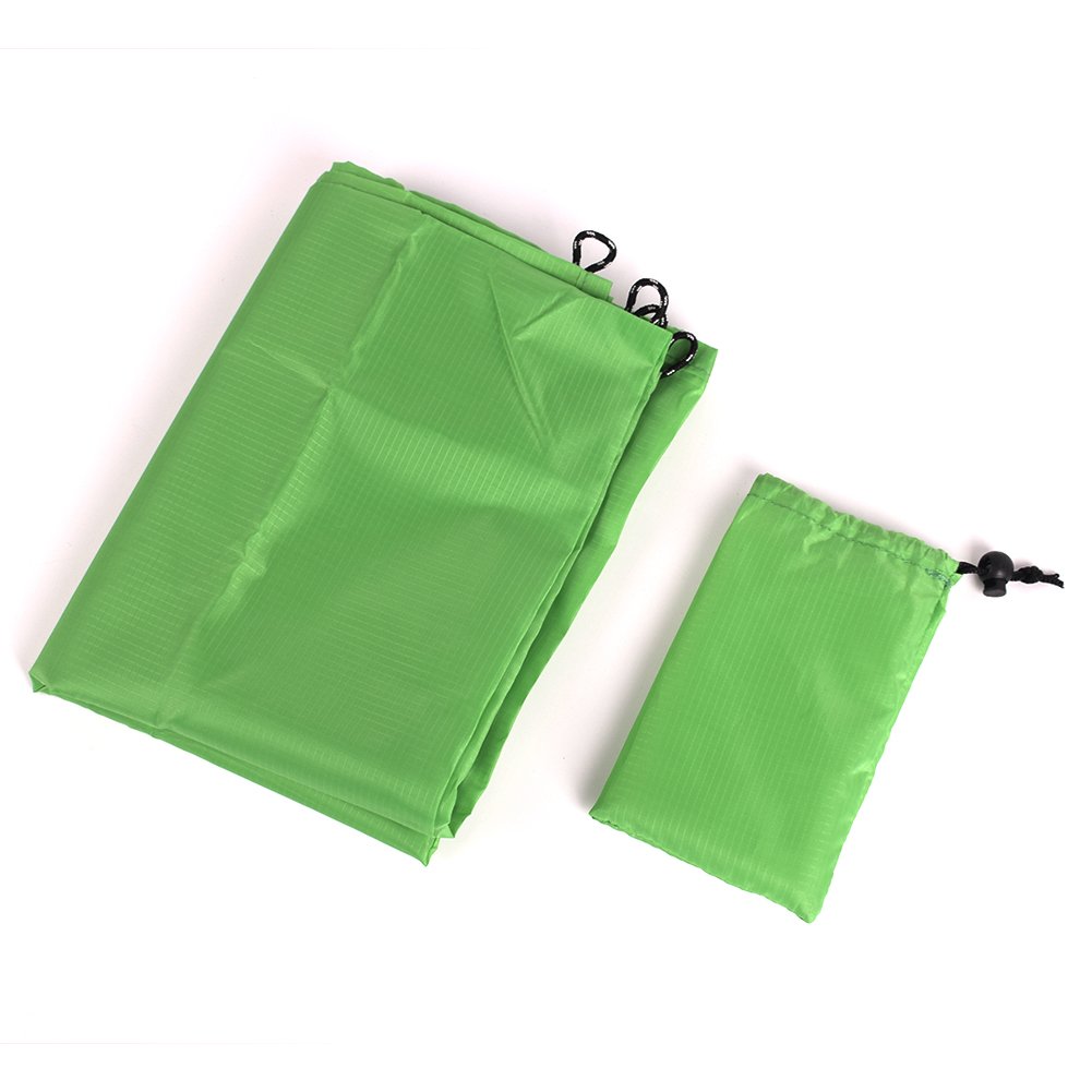 Tapis De Plage Surdimensionné 200x250 Cm - Imperméable, Anti-sable, Portable - Avec 4 Piquets Pour Jardin, Camping, Pique-nique