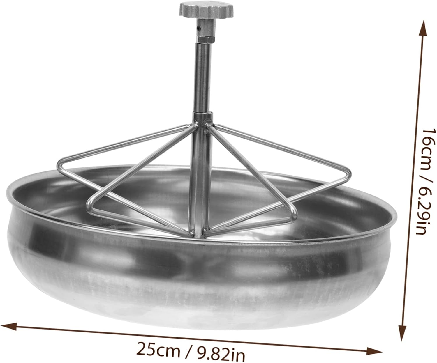 Piglet Food Feeder Steel Feeder Capacity Animal Water Trough Farm Feeding Bowl