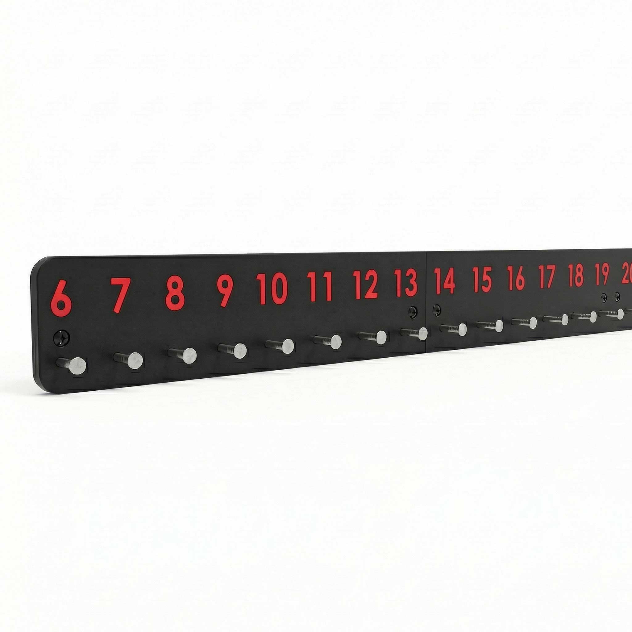 Ringschlüssel Wandhalterung passend für Maulschlüssel Größe 6 – 36 / Mit Flaschenöffner Halter für die Werkstatt - Einfach zum Anschrauben