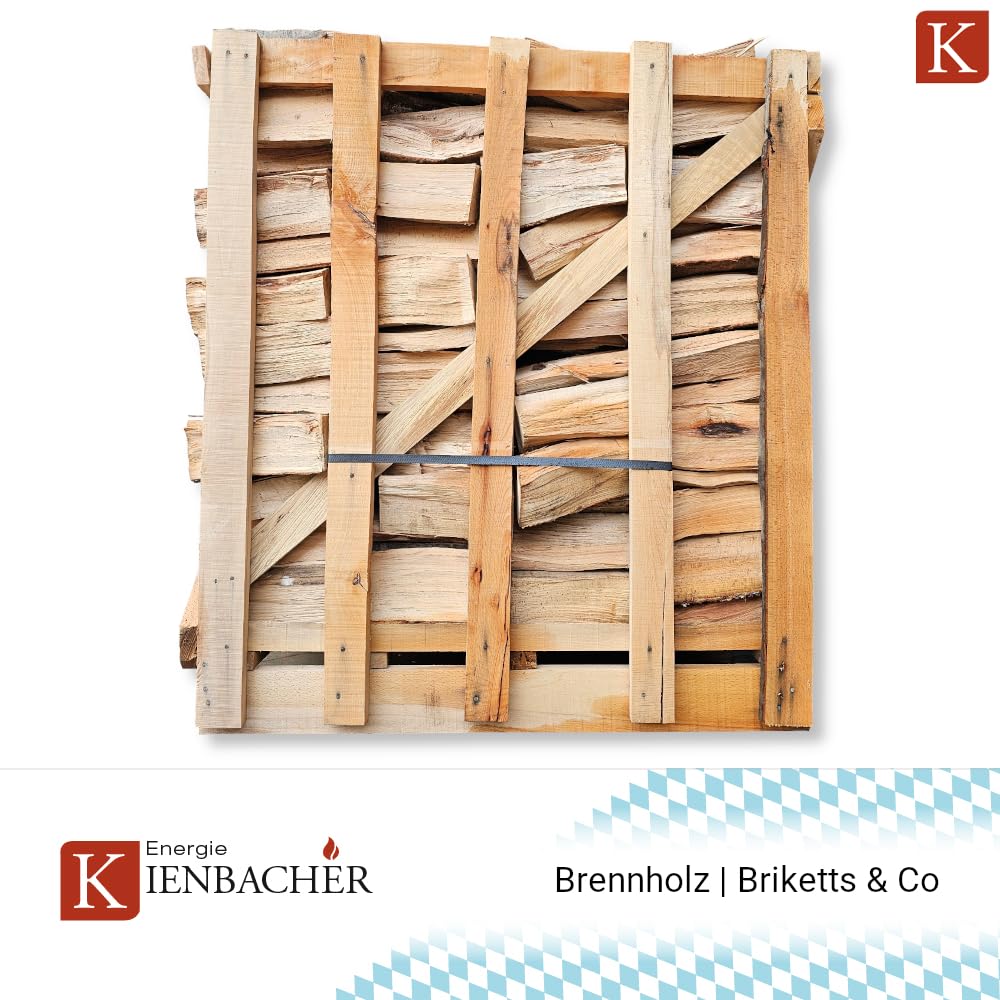 Brennholz Buche 25cm trocken Kaminholz ofenfertig Ofen Holz Feuerholz Scheitholz Kaminfeuer Lagerfeuer Pizzaofen 1RM Box für die Heizsaison 2026/2027 | Energie Kienbacher