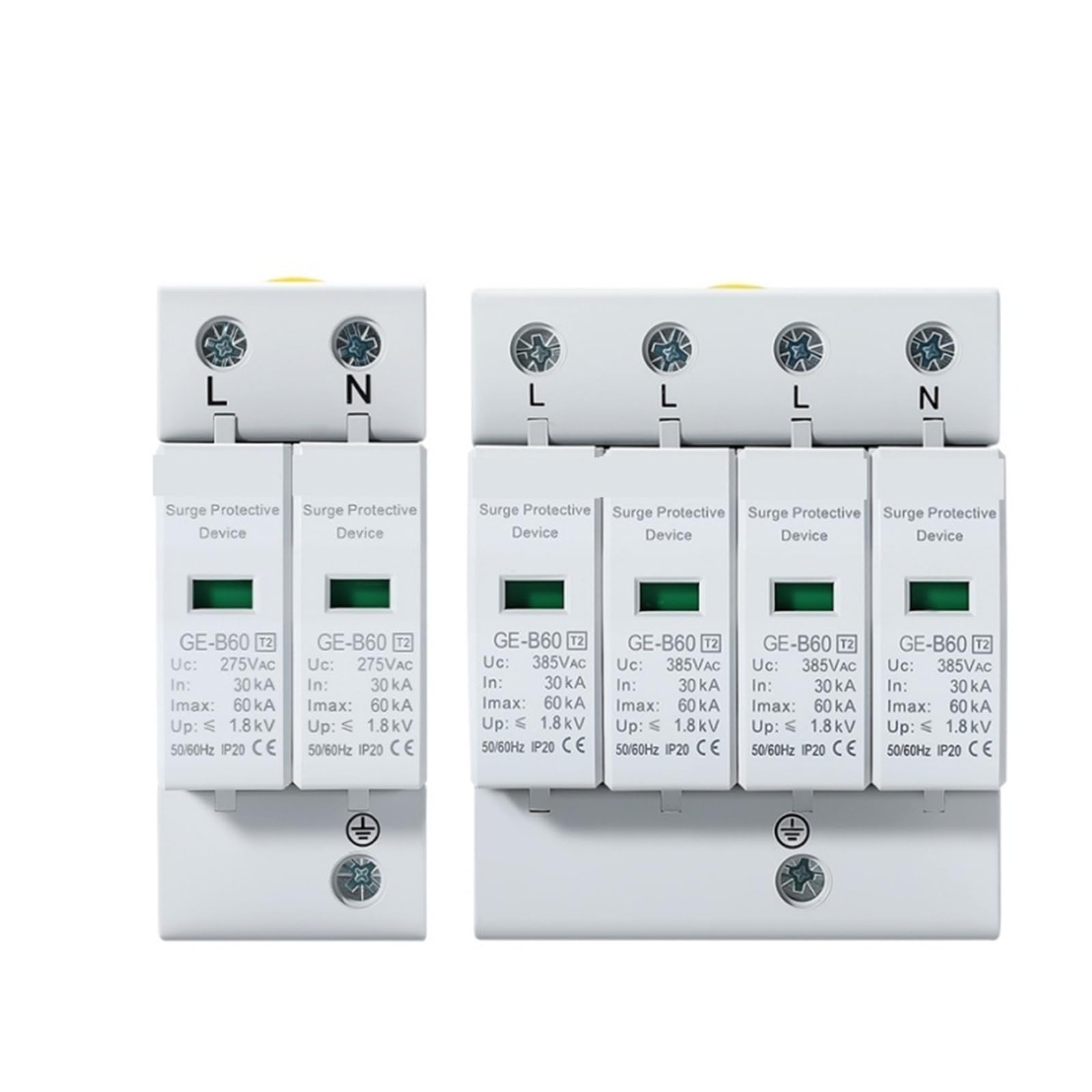 Protector contra sobretensiones 2P contra apagones e impactos eléctricos en casa 5