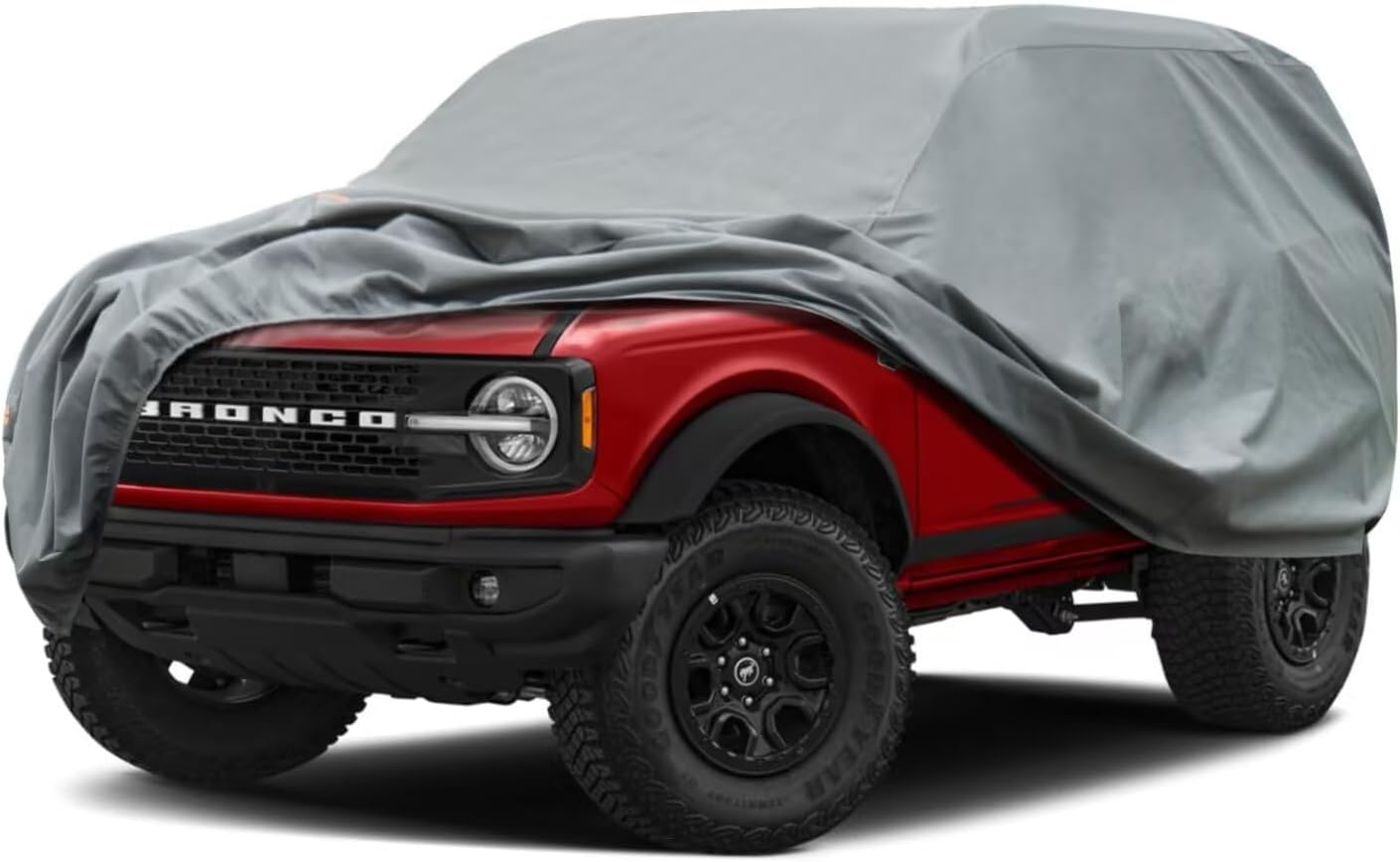Kayme Heavy Duty Car Cover Custom Fit Ford Bronco 2 Door, Bronco Sport (2020-2025),Waterproof All Weather for Automobiles, Full Car Cover – Sun, Rain & UV Protection Kayme Heavy Duty Car Cover Custom Fit Ford Bronco 2 Door, Bronco Sport (2020-2025),Waterproof All Weather for Automobiles, Full Car Cover – Sun, Rain & UV Protection