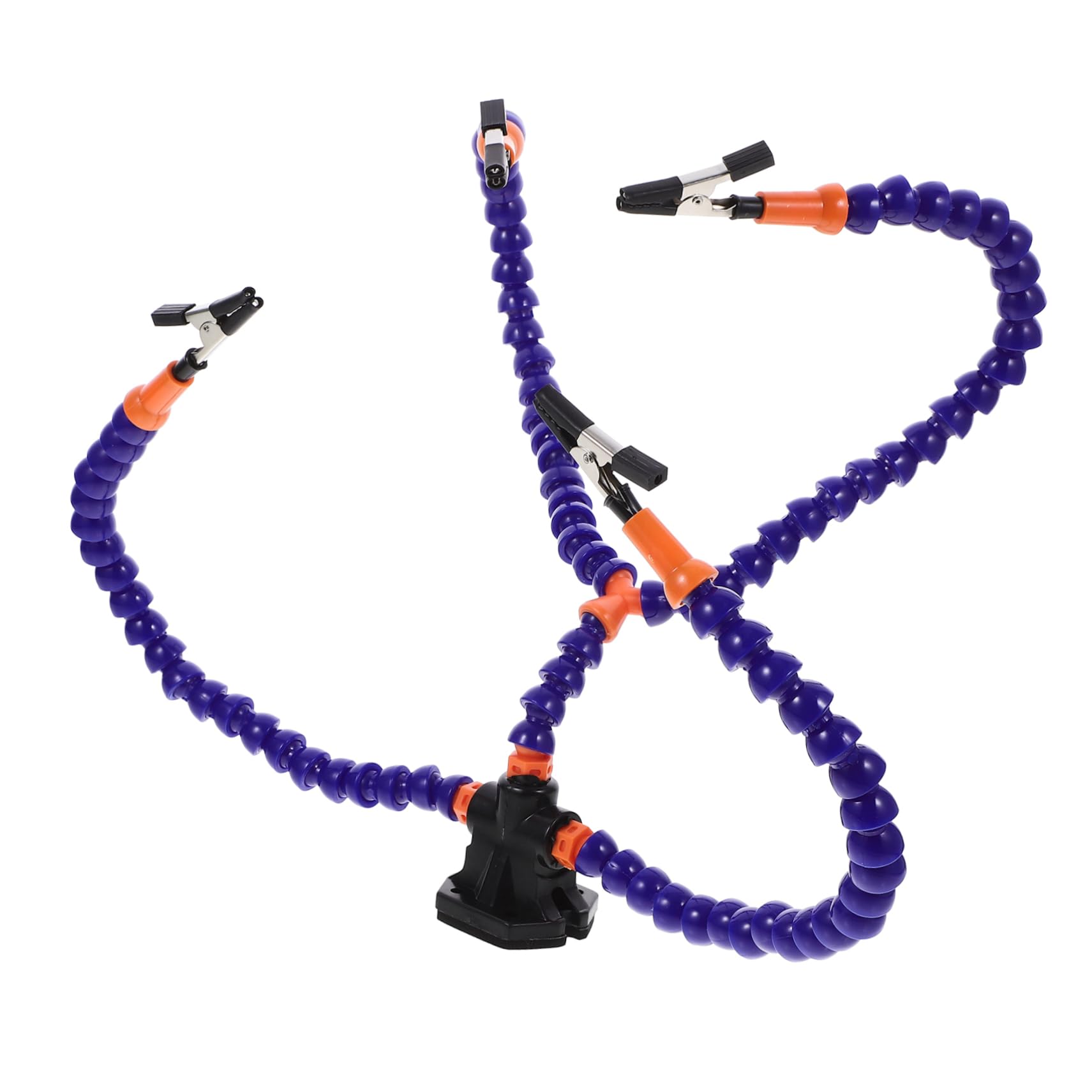 IWOWHERO Soldering Circuit Boards Repairs Third Hand Stand Compact Flexible Arms Station Safe Welding Tool