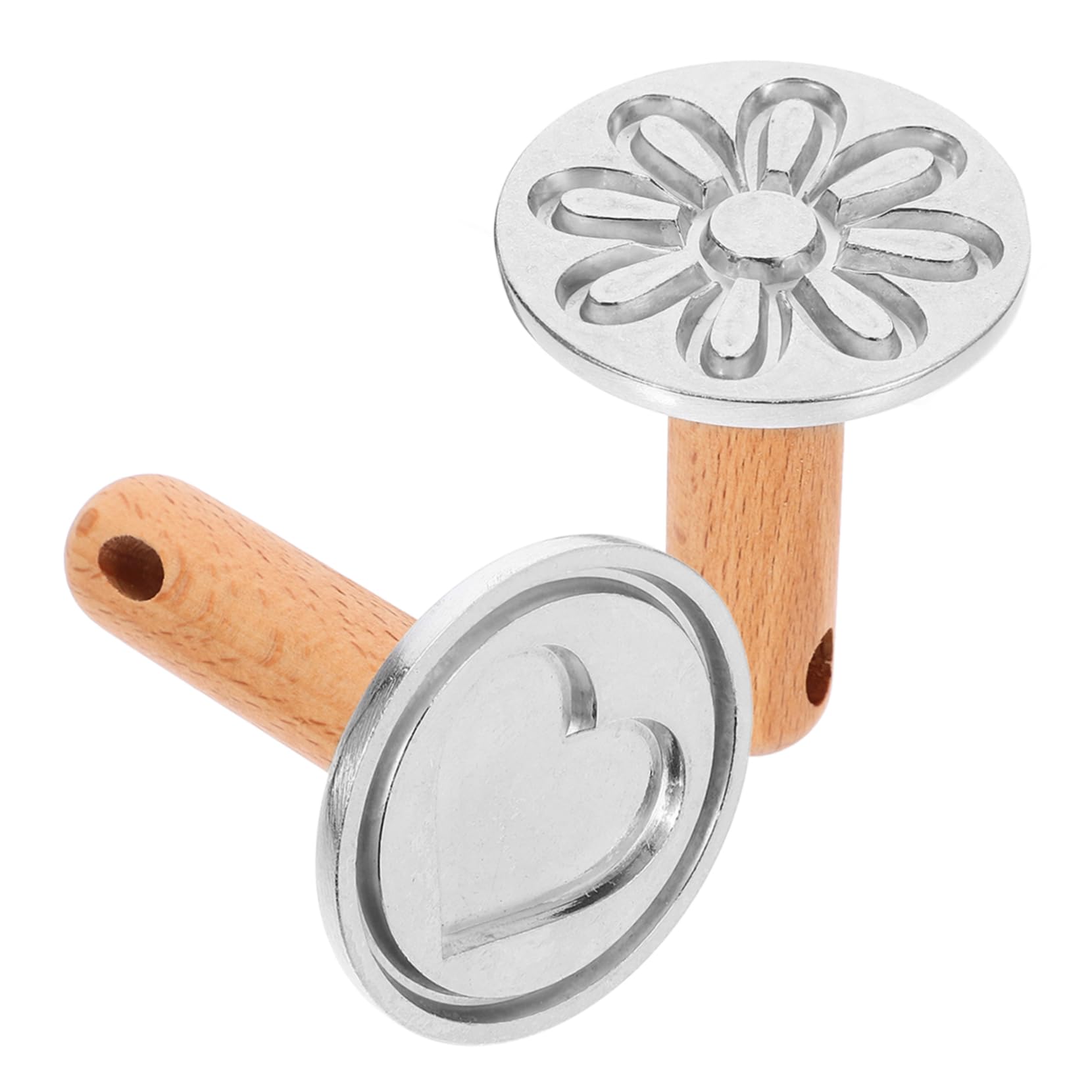 MAGICLULU 4 Set Di Timbri Per Biscotti Per Biscotti Riutilizzabili Forniture Per La Cottura Per Biscotti 3d Per Utensili Da Forno 2 Pezzi * 4