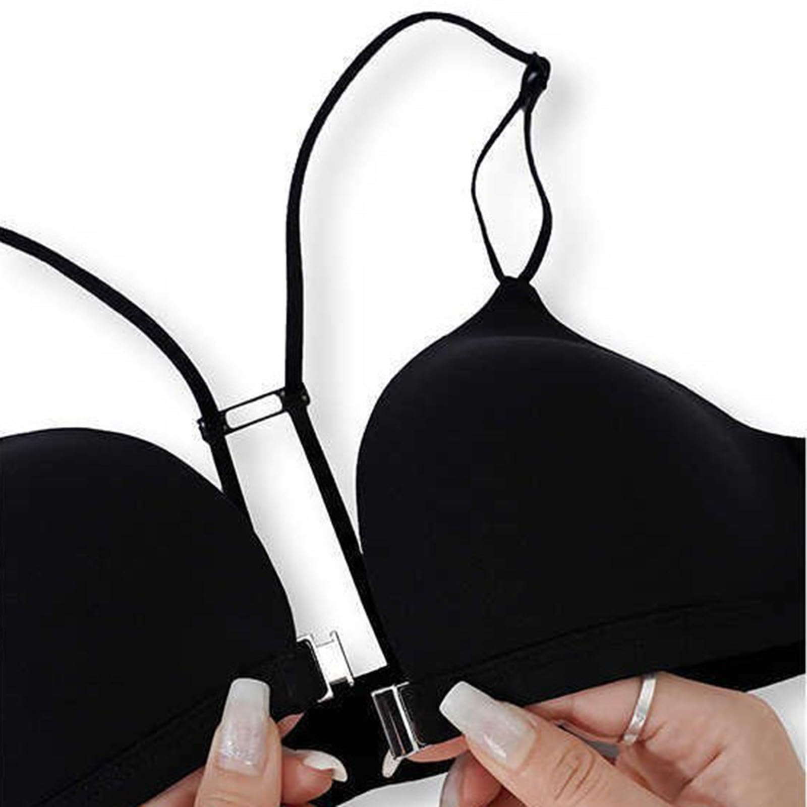 Sujetadores Mujer Push Up Acolchado Sin Espalda Reino Unido Pechos Grandes Tirantes Deportivos Sujetador Sin Aros Sin Costuras Tallas Grandes Mayor Comodidad Minimizador Push-Up Espalda Baja