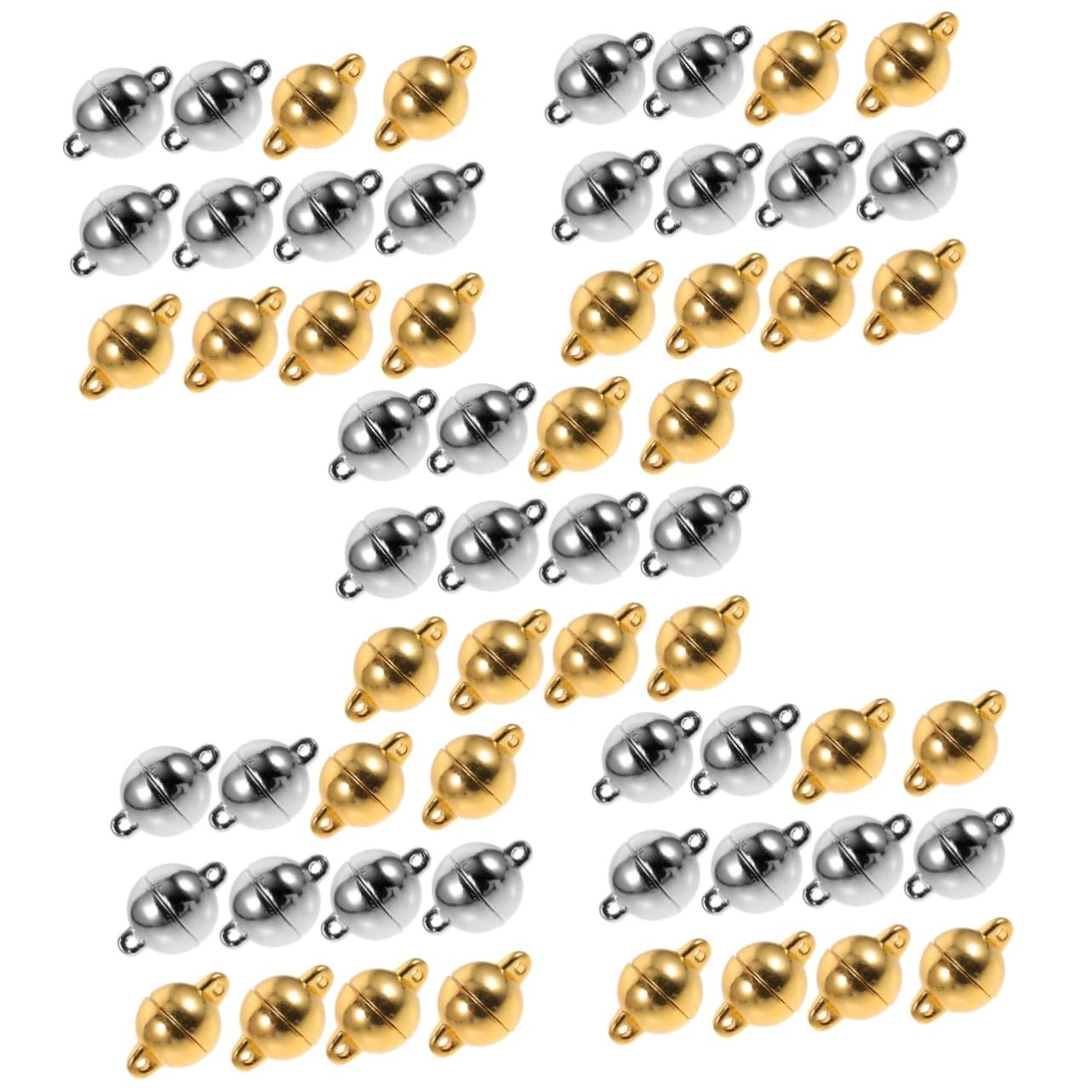 VILLCASE 60 Stk Magnetschnalle Zur Zubehörbefestigung Magnetverschlüsse Für Schmuck Schließe Schmuckverschlüsse Armbandverschlüsse Und Verschlüsse Handbuch Magnetisch Halskette