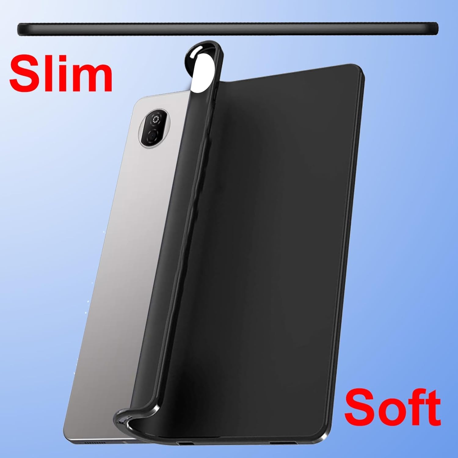 N NEWTOP Custodia Cover Compatibile con Huawei Honor X7, Morbido TPU CLEAR Gel Silicone Anti Graffio Trasparente Slim Sottile Flessibile Case Guscio