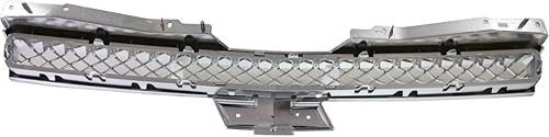 Miniatura 4 de FITRITE AUTO PARTS Nueva rejilla superior para Chevrolet Tahoe 2007-2014, Avalanche 07-13, plástico, todo cromado GM1200590 22830012