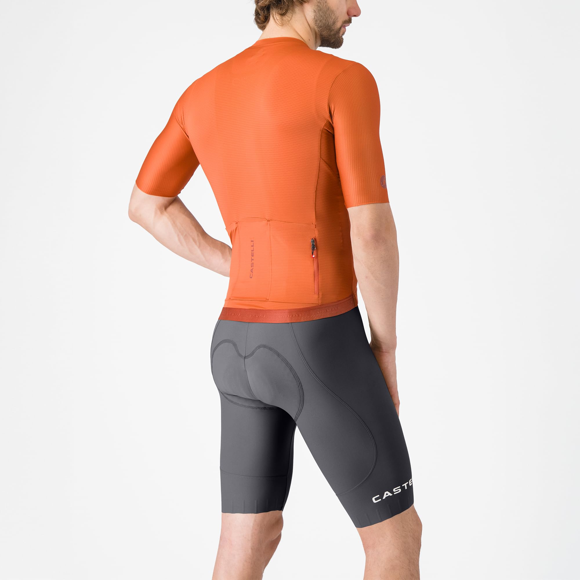 CASTELLI Espresso 2 Bibshort, Salopette da ciclismo da uomo, con imbottitura per sedile e supporto elasticizzato, per passeggiate di resistenza