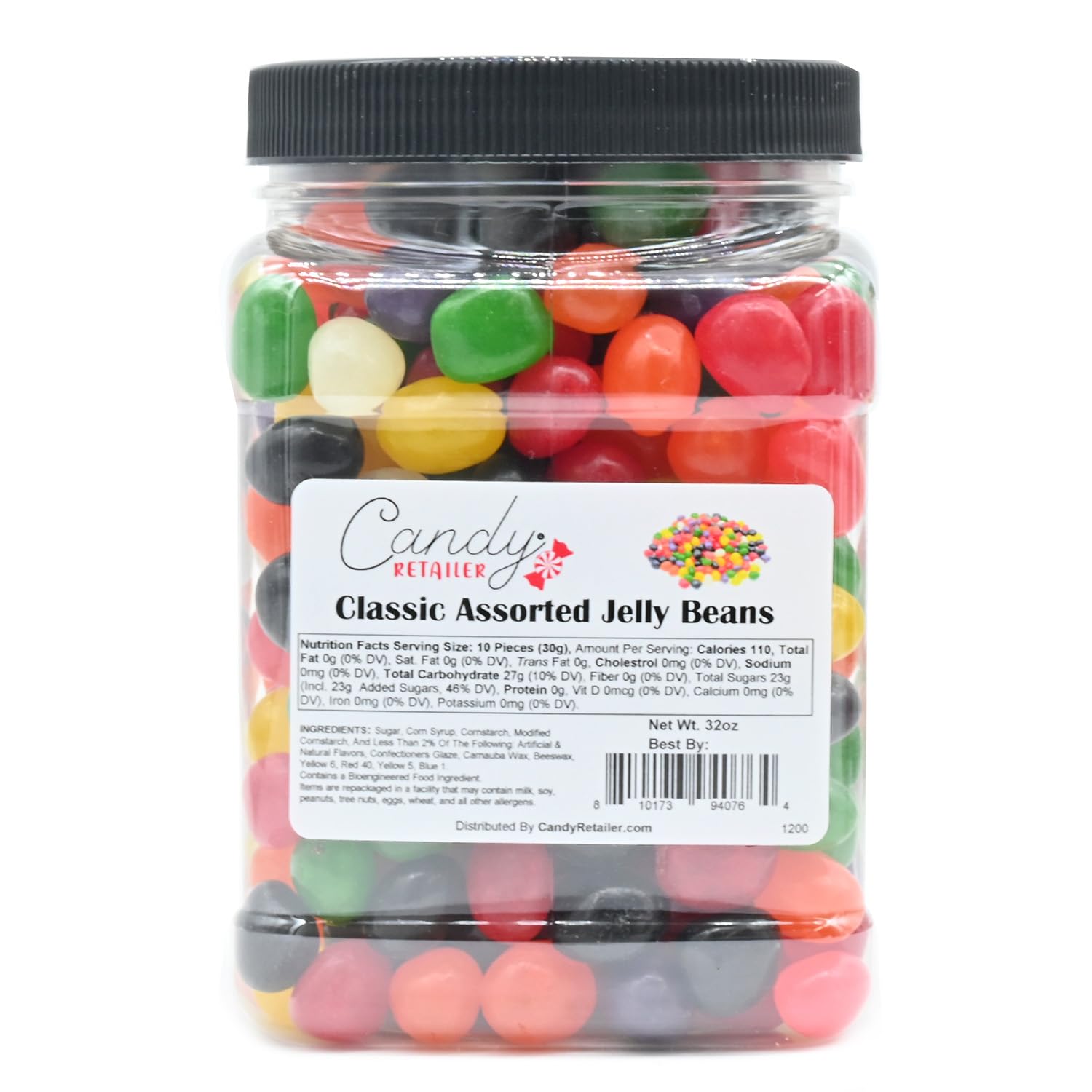 Candy Retailer Classic Assorted Easter Jelly Beans | Assorted Flavors | 5 Pound Jar