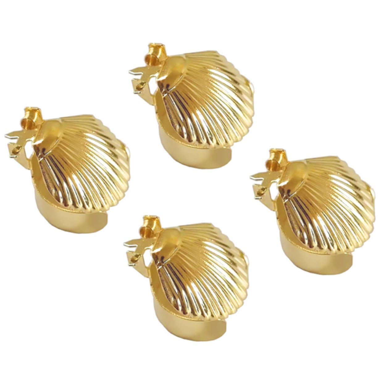 Zerodeko 4Pcs Portable Candle Extinguisher Exquisite Snuffers for Safe Secure Flame Extinguishing for Scented Tea Light Jar Candles Shell Design