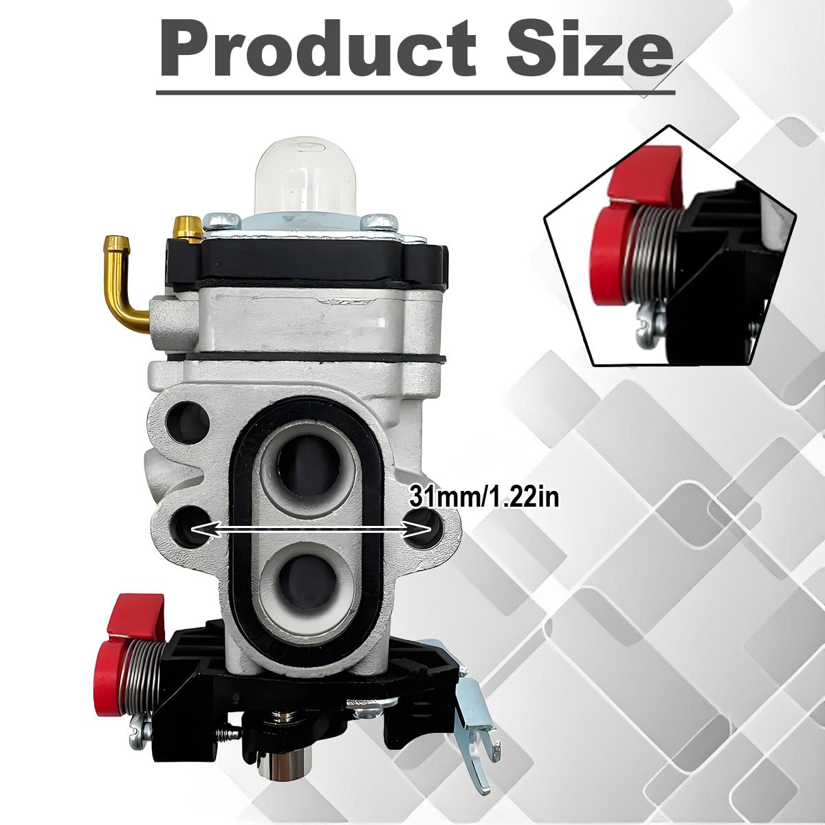 TJ27E Carburateur pour Kawasaki TJ027E TJ35E TJ035E KBH27B KBL27B KBL27BC débroussailleuse pour Walbro WYA93-932 Pièces et accessoires pour débroussailleuses de jardin 15004-2056