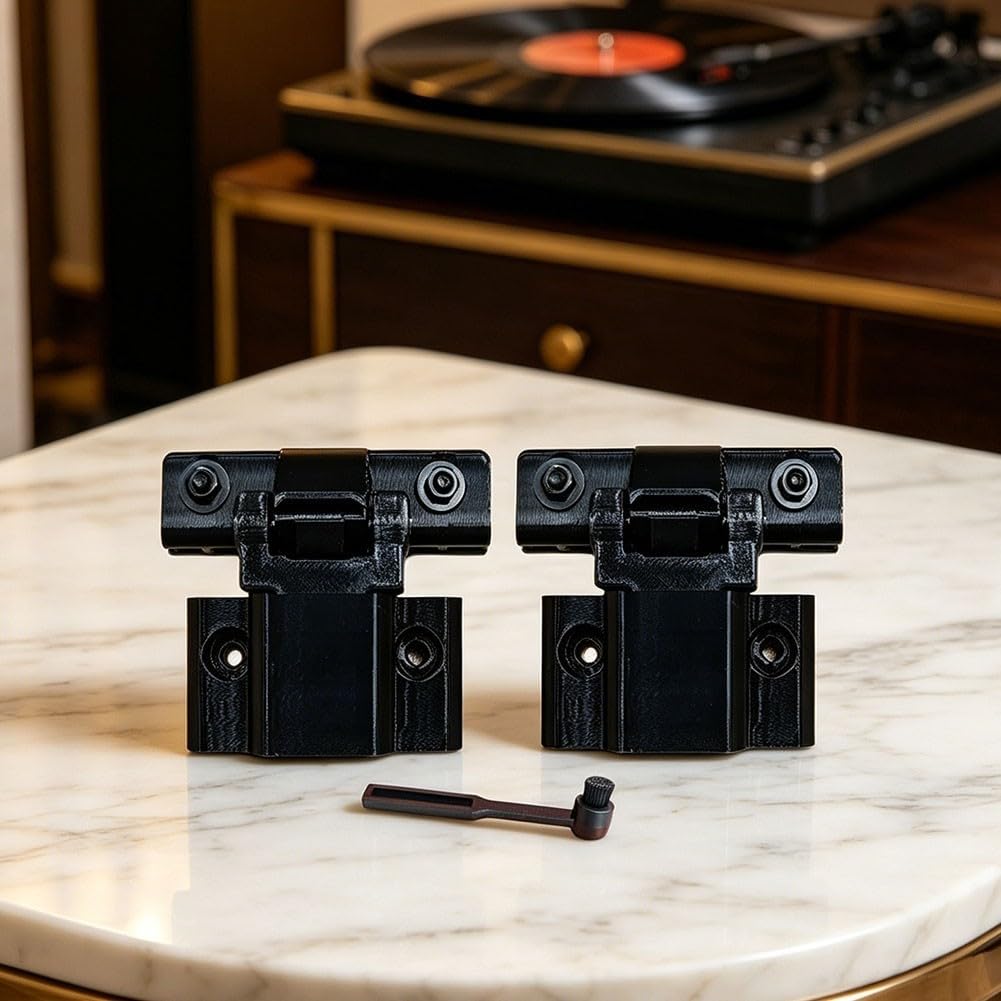 Bisagras de repuesto para tocadiscos Technics SL1200 MK2 MK5 MK6 SL1210 M5G, piezas de tocadiscos de apertura suave con cepillo