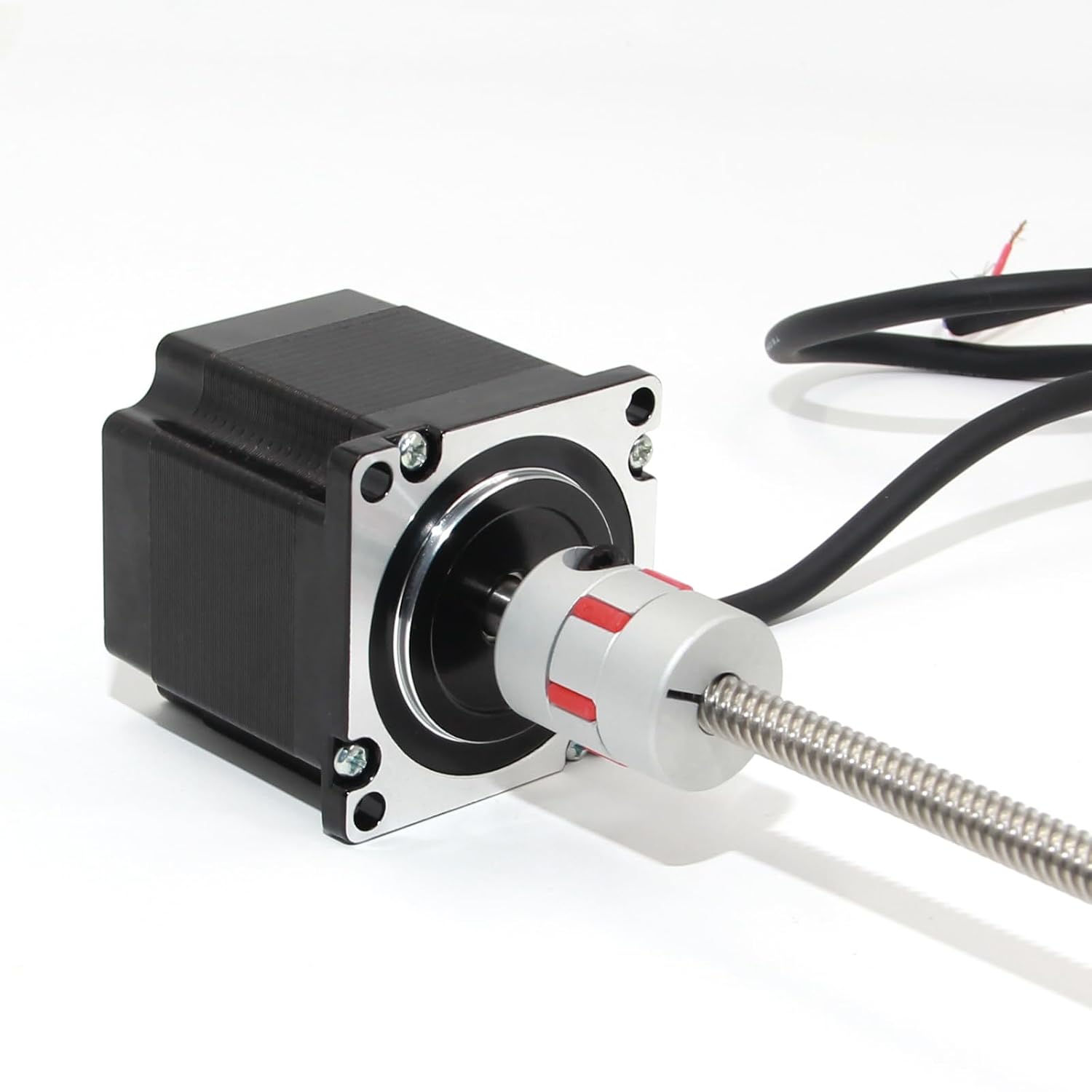 6.35mm to 10mm Bore Aluminium Plum Flexible Shaft Coupling Servo Stepper Motor Jaw D25xL30 Connector Flexible Shaft Couplers for 3D Printer/CNC Machine/DIY Encoder, 2pcs/Pack(6.35mmx10mm)
