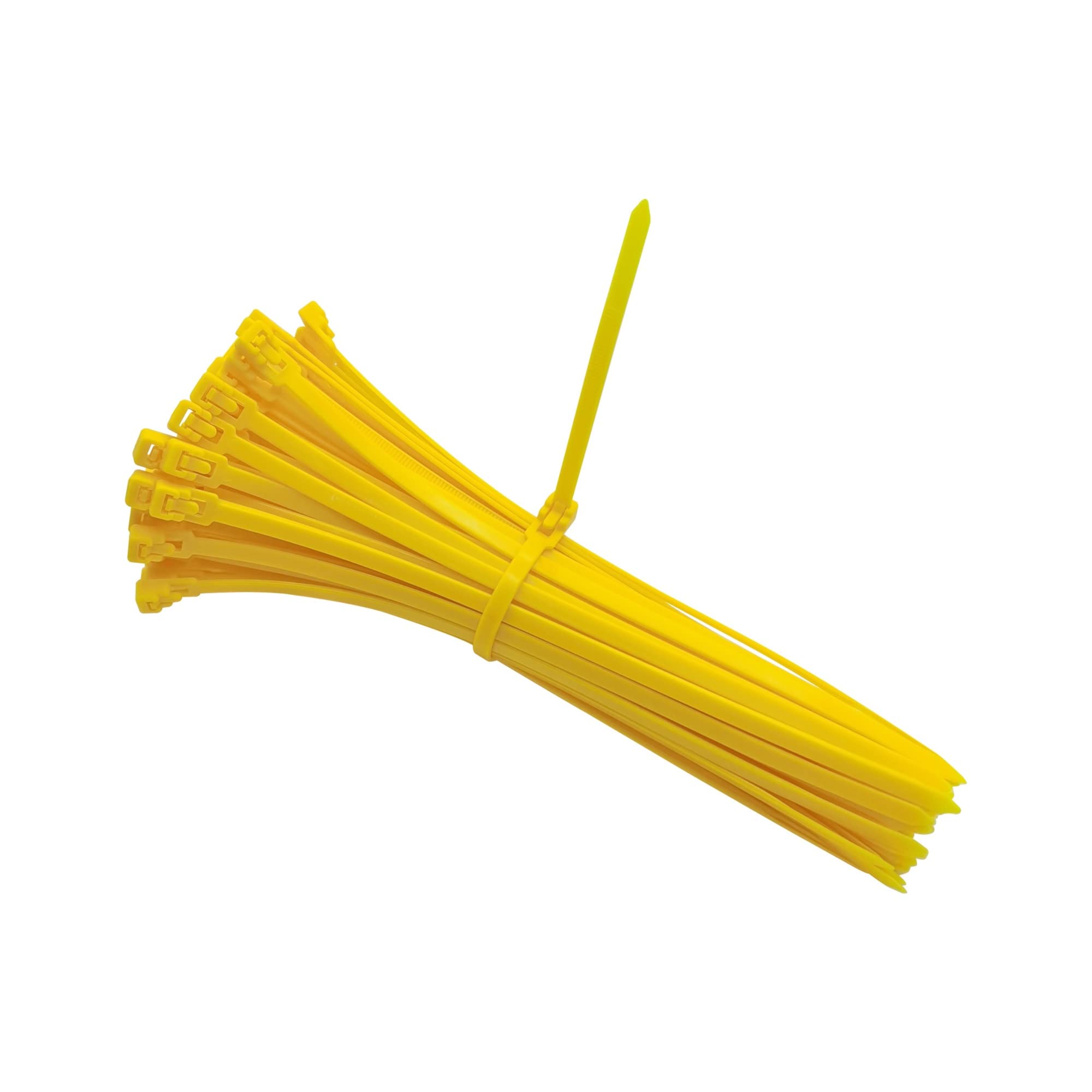 Bridas de nailon, bridas para cables, Bridas de nailon de colores con bucle de plástico de 5 x 200 mm, liberables, for cables.(Green,50 PCS)