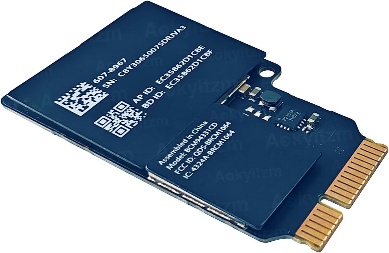 Airport Wireless Network Card,WiFi Bluetooth 4.0 Bt Wireless WiFi Airport Card BCM94331CD Replacement for iMac 21.5" 27" A1418 A1419 802.11n Airport Wireless Network Card（2012 Year）