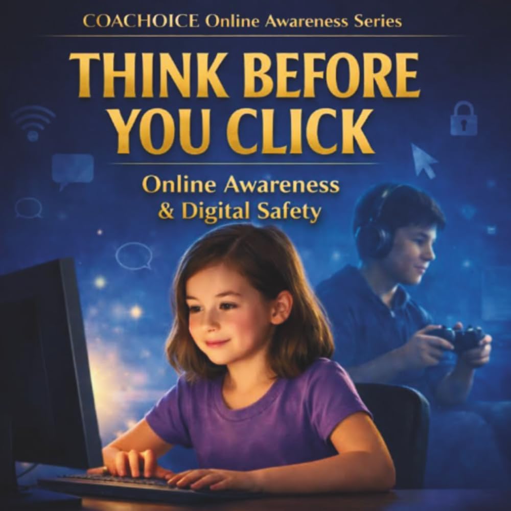 Think Before You Click - Girl Version: Building Confidence & Online Awareness for Kids (Think Before You - Girl Version - Online Awareness Series)