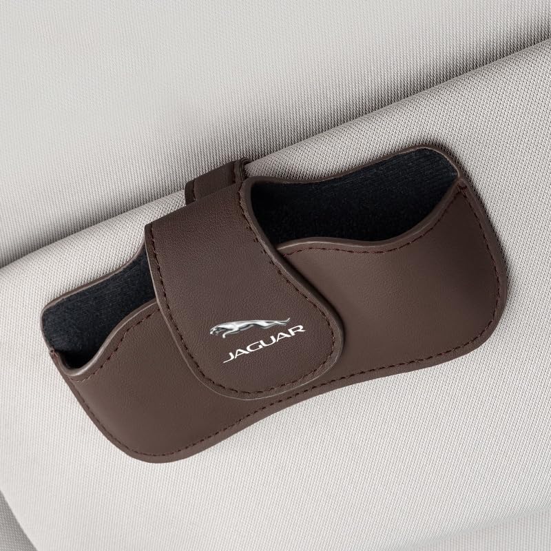 Car Glasses Frames for Jaguar I-PACE 2018 2019 2020 2021 2022 2023 2024, Glasses Holders Sun Visor Glasses Clamp Sunglasses Holder Glasses Clip Visor Accessories,B