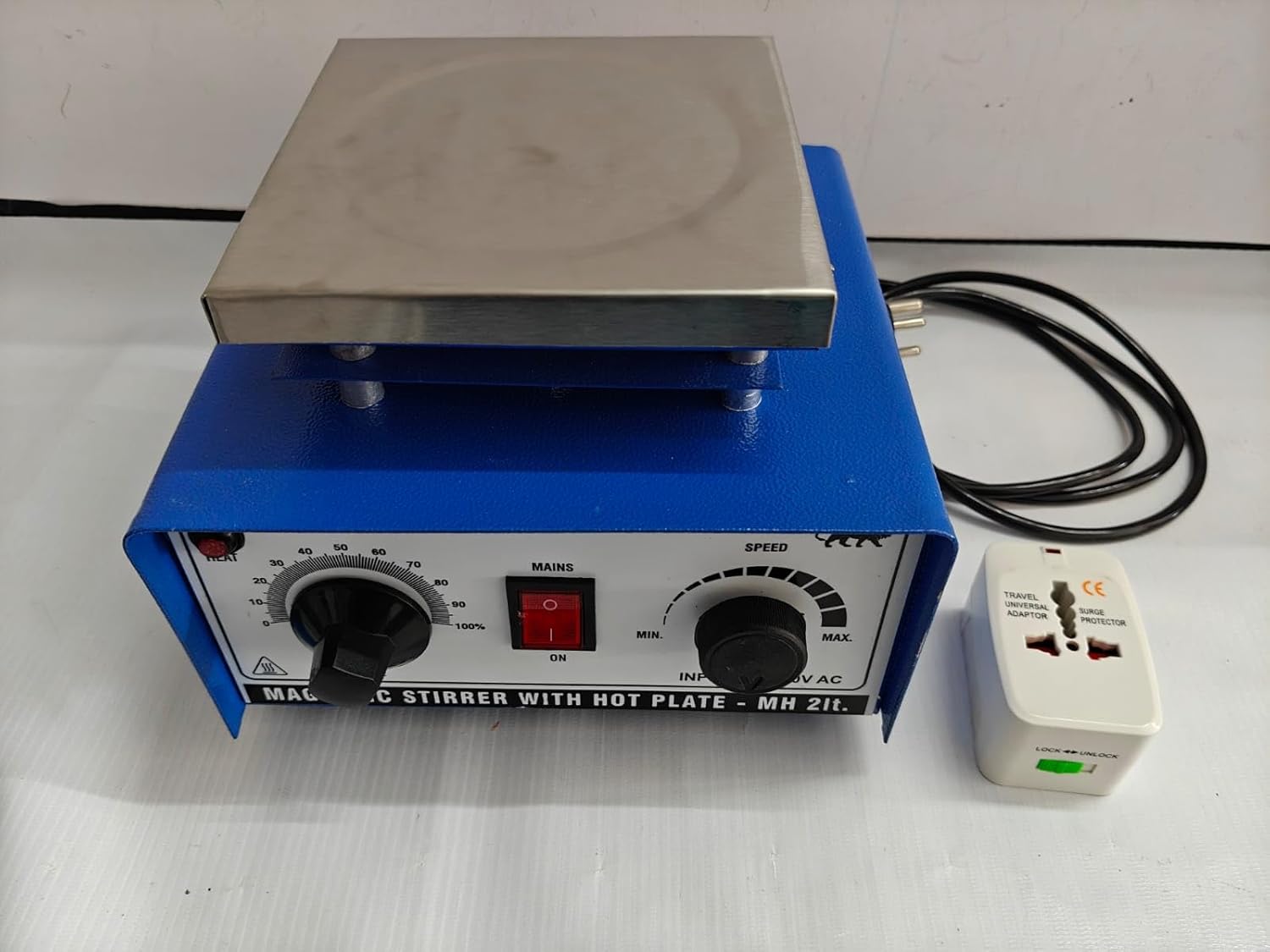 Magnetic Stirrer with Hot Plate and Rotor