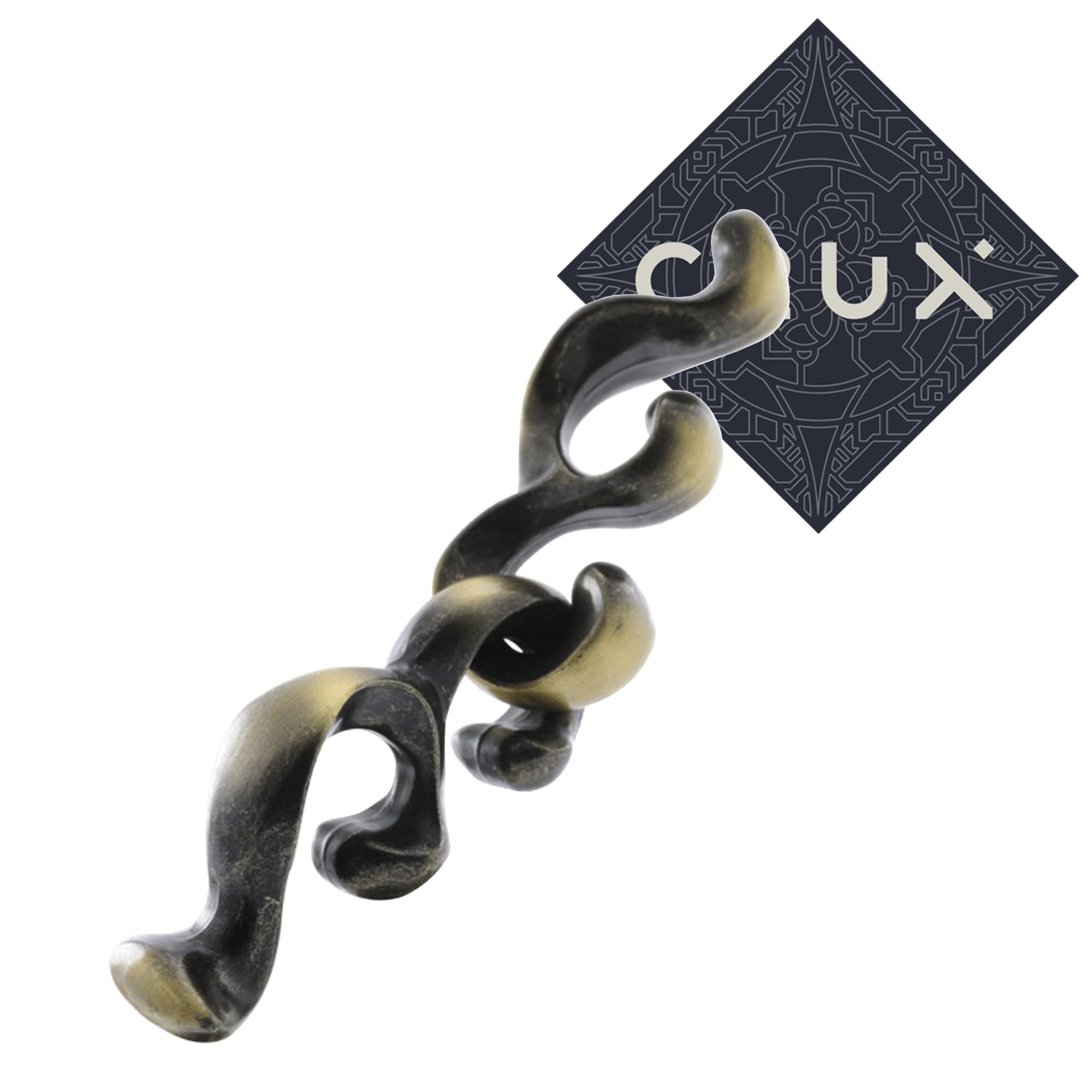 Hanayama Cast Baroq Puzzle - Level 4 of 6 Challenging Adult Puzzle - Includes Crux Sticker