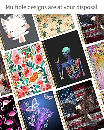 Iampanda Spiral Journal Notebook,Cute Puppy Strong Twin-Wire Binding With Premium Paper For Girl Women,60 Sheets A5 College Ruled Notebook/Journal,Perfect For School Office Home Gifts,Doodle Dog #TOP5