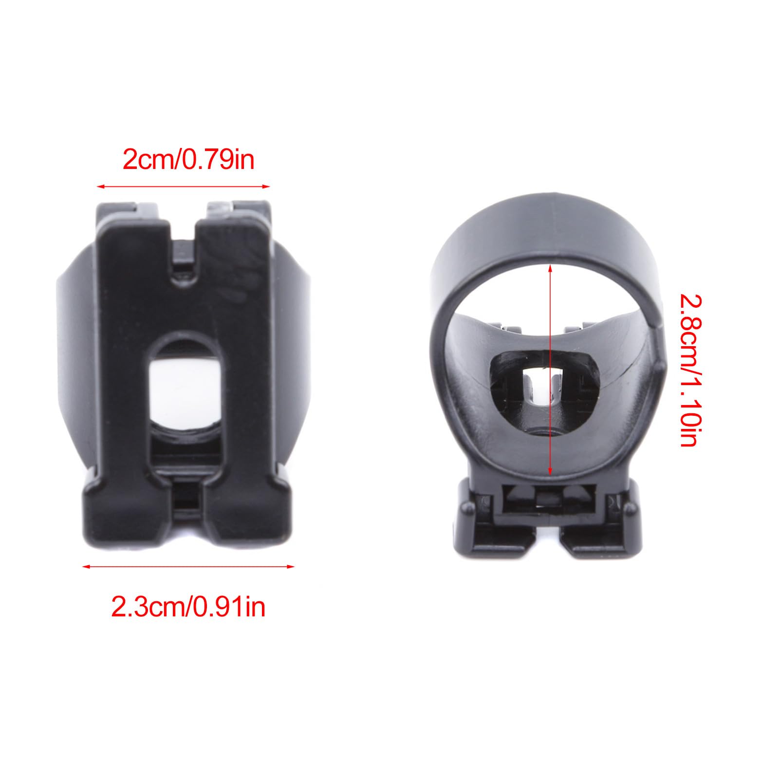 Clip De Maintien Pour Tuba De Plongée - Fixation Pratique Et Rapide - Matériau Léger PP - Parfait Apnée Et Snorkeling