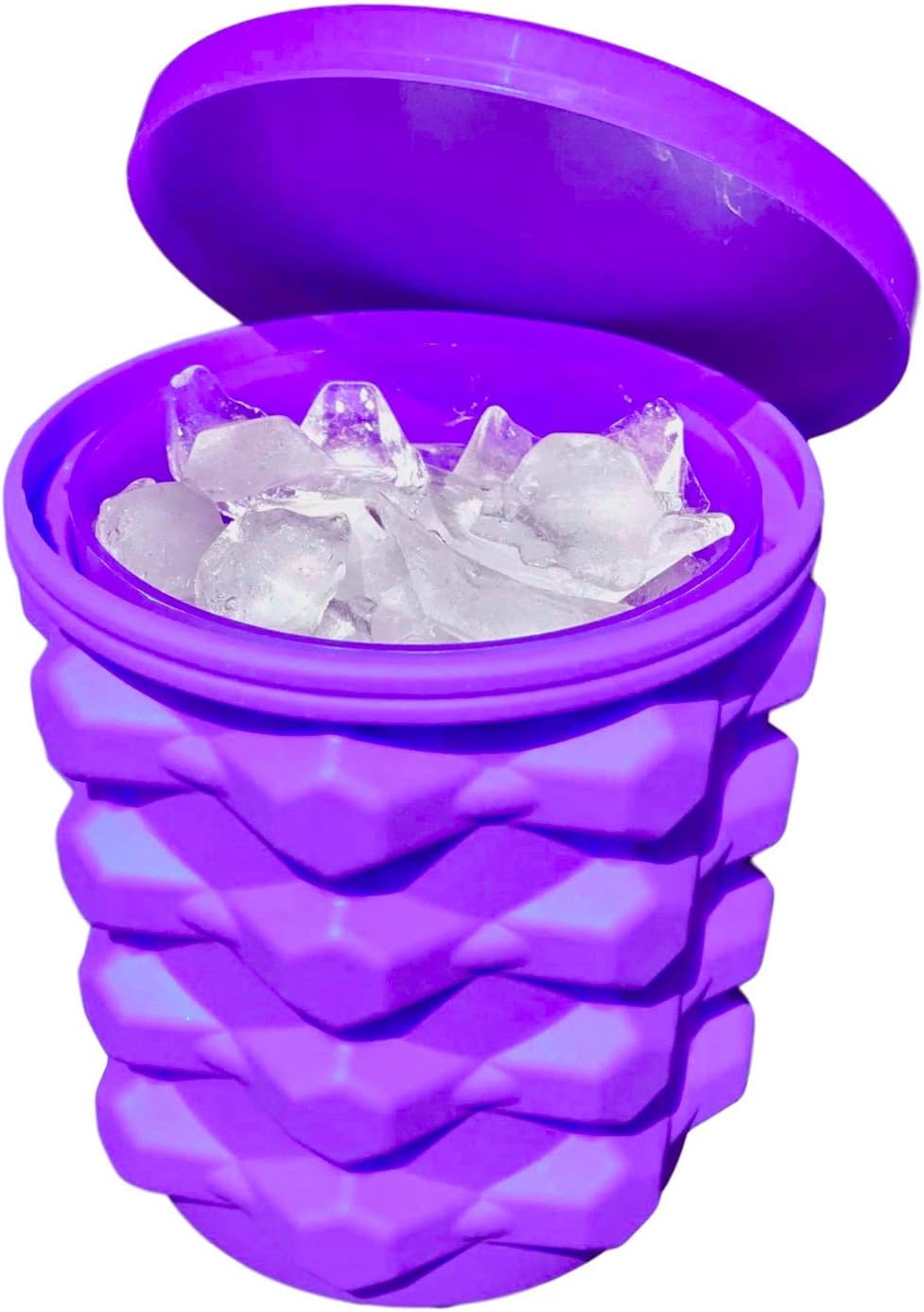 Ice Cube Maker Silicone Bucket for Mini Ice Cubes and Wine