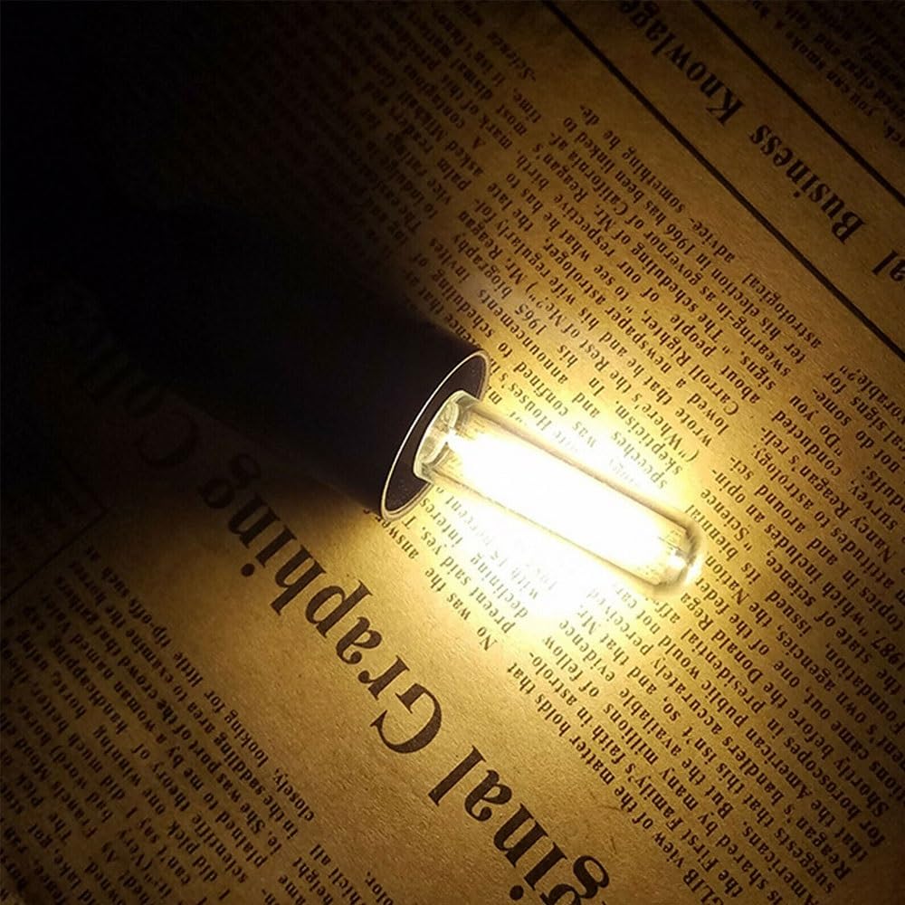 YSJX Lighting, Confezione da 20, Lampadine LED a filamento COB AC220V E12/E14 1W 2W 4W Mini Lampade for Frigorifero Congelatore Macchina da Cucire Lampadine per la casa(Warm White,E14 1W)