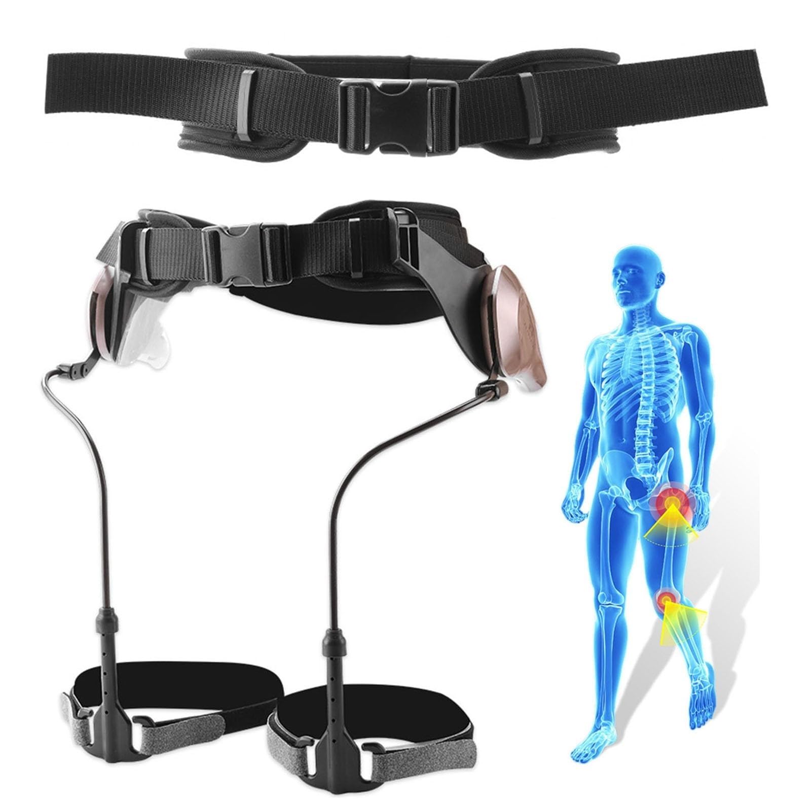 Exoesqueleto Biónico para Ayudar a Caminar, Equipo De Rehabilitación De Piernas, Ayuda para Caminar con Potencia, Entrenamiento De Rehabilitación De Miembros Inferiores Right Leg