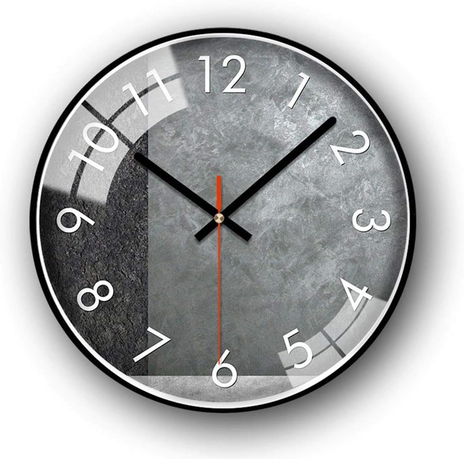 Wall Clock Mysterious 14 Inch Geometrical Figure Fashionable Wall Clock Northern Europe Contracted Horological Modern Sitting Room Office Decorates Clock