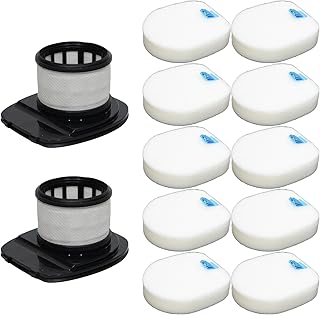 PUREBURG Replacement Filter Compatible with Shark WZ250 WZ240 WZ240 26 WZ140 Pet Pro Cordless Stick Vacuum,2 HEPA Filter & 10 Foam Filters Air Clean Dust