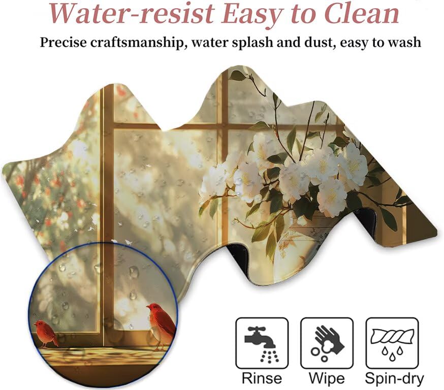 Tapis de souris XXL oiseau idéal pour organiser votre bureau gamer et PC