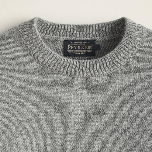 Pendleton Men's Shetland Wool Pullover Men's Sweater – Classic Crewneck for Men, Naturally Warm, Odor and Stain-Resistant4