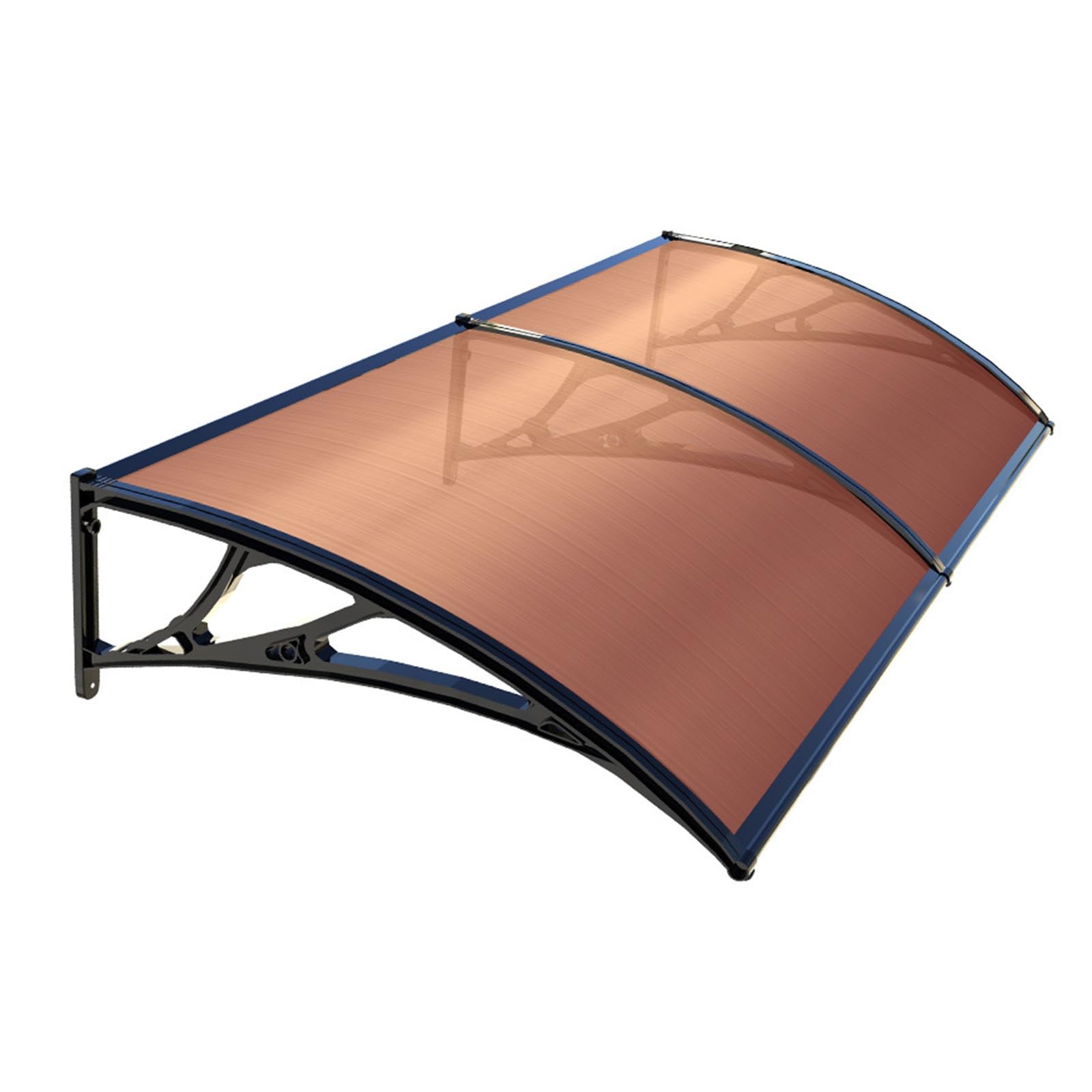 Auvent d'entrée en polycarbonate 120x100 cm pour protéger votre porte