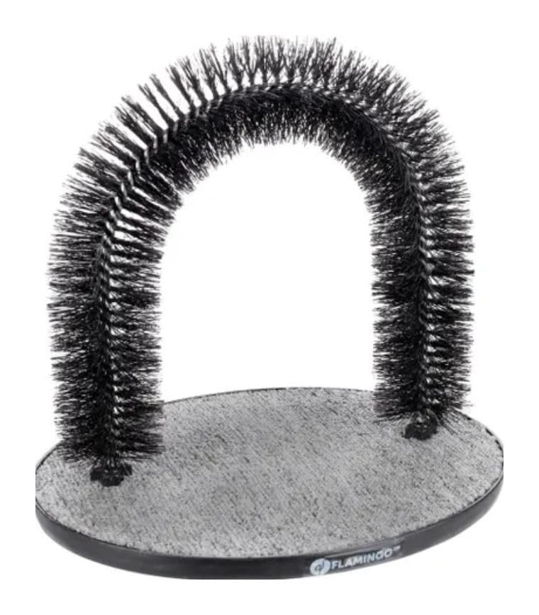 Flamingo arc de massage et soin du pelage Triomf brosse douce chat