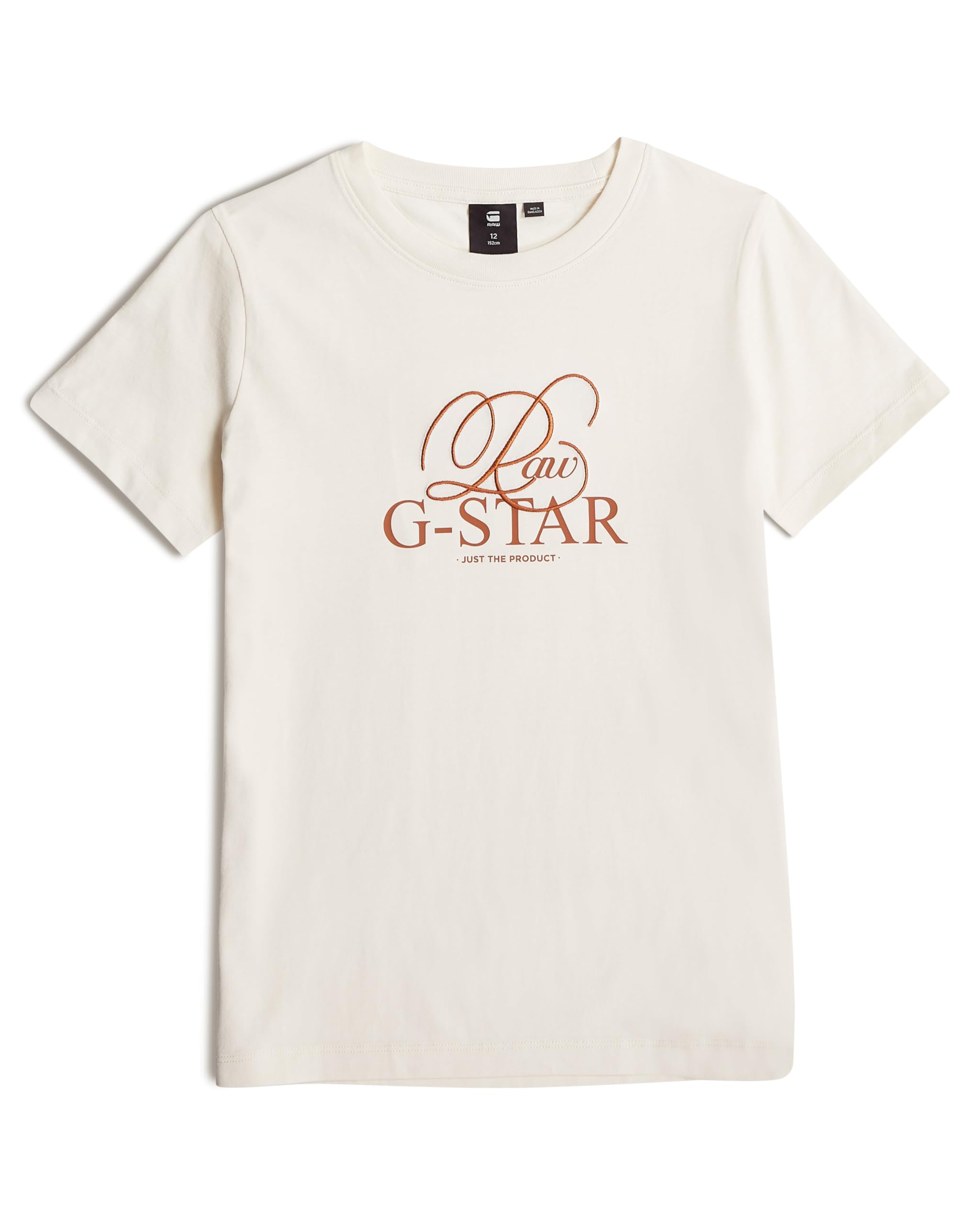 G-Star Girl's T-Shirt Regular, Beige/khaki (eggnog D25556-01-G076), 8