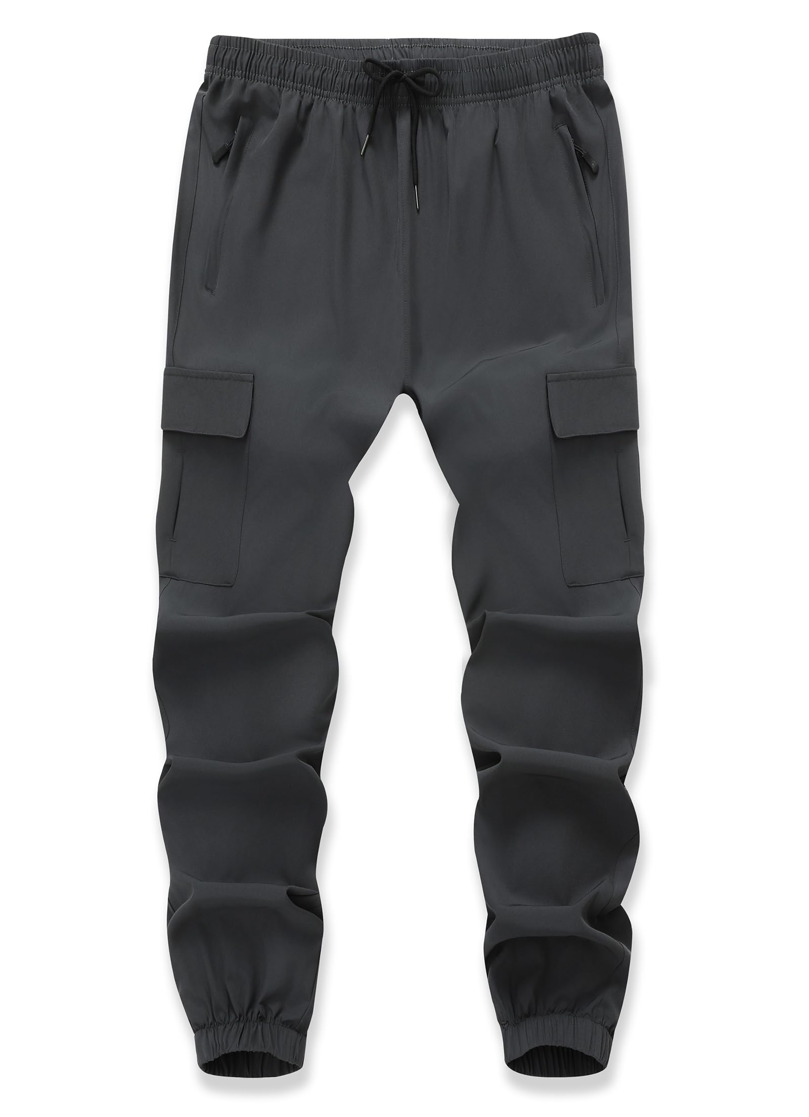 Mens Hiking Cargo Pants Lightweight Stretch Quick Dry Joggers Outdoor Travel Pants