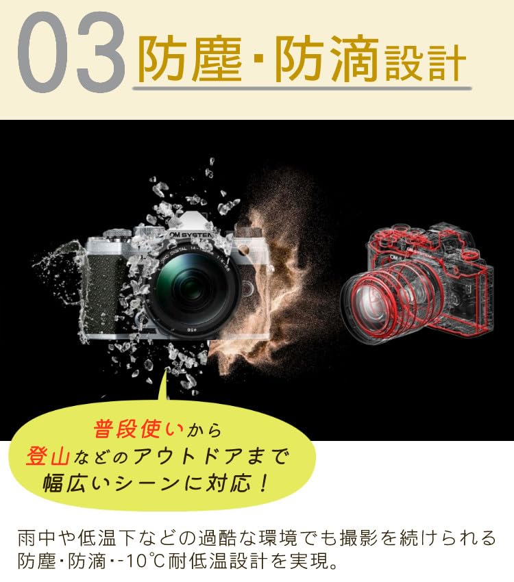 Amazon | OM SYSTEM ミラーレス一眼カメラ OM-5 14-150mm II レンズ 
