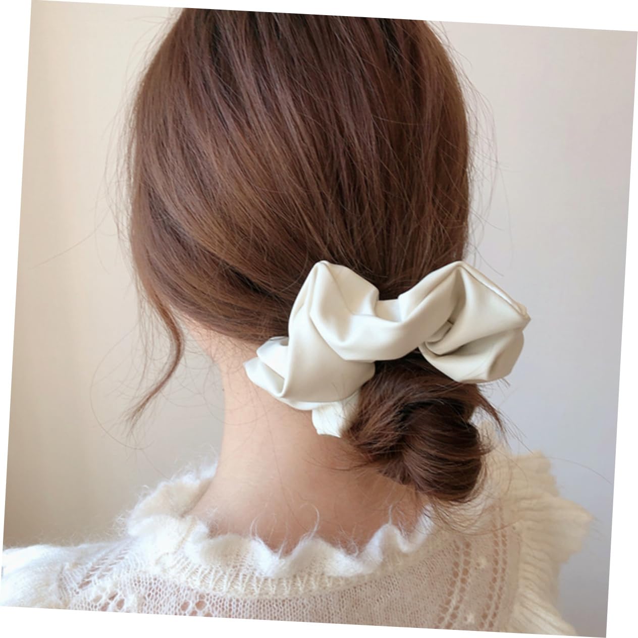Healeved 12piezas Coleteros De Pu Para Niñas Accesorios De Pelo Elegantes y Chic Scrunchies De Colores Para Peinados De Moda