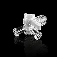 SZEMENTMD 50pcs Sterile 3-Way Stopcocks Luer Lock Valve - Leak-Proof for Medical Lab Catheter Connections