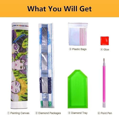 Miniatura 6 de Mowana Kits de arte de diamantes para adultos, kits de pintura de diamantes para principiantes, kits de manualidades con vista al mar, 5D, para