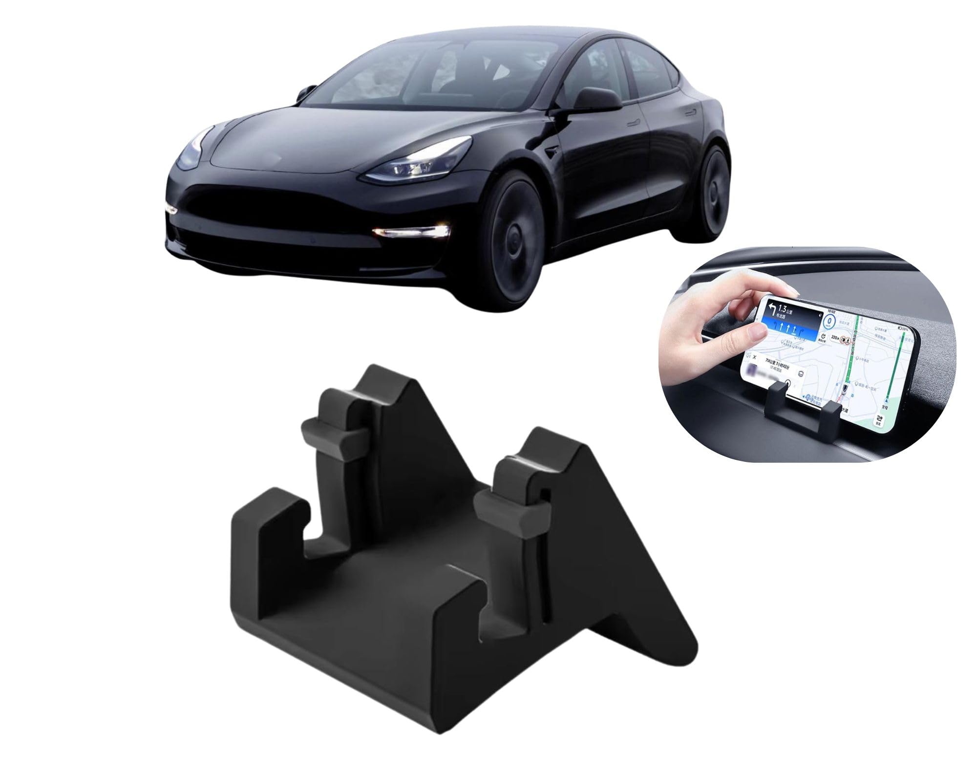 Magnetische Handyhalterung Für Tesla Model 3/Y - 360° Drehbar & Stark Haftend