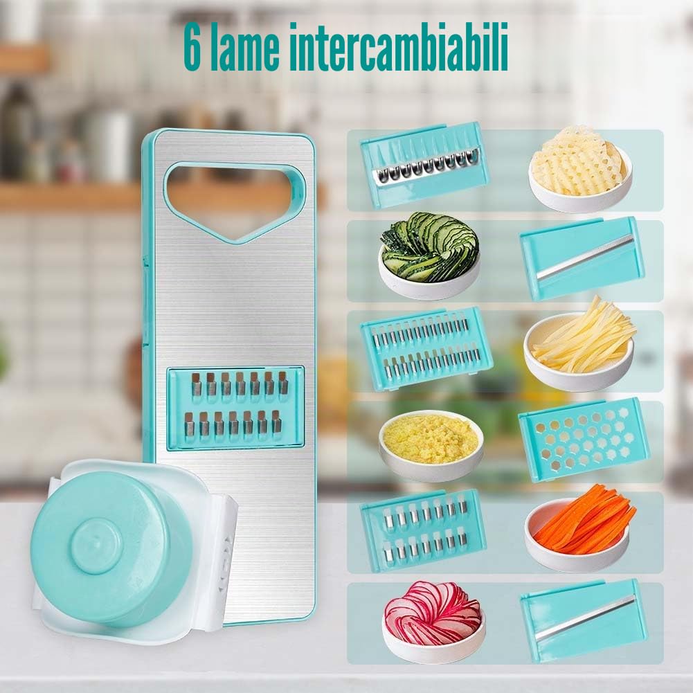 Tagliere adattivo con una mano: Tagliere per apparecchiature adattive con una mano con strumenti di preparazione degli alimenti per persone con disabilità