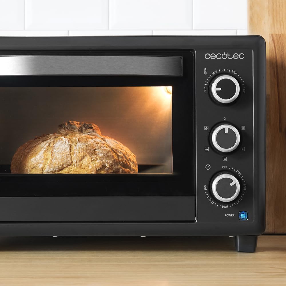 Cecotec Forno da tavolo Bake&Toast 3090 Black Gyro 30 L 1500 W 5 funzioni