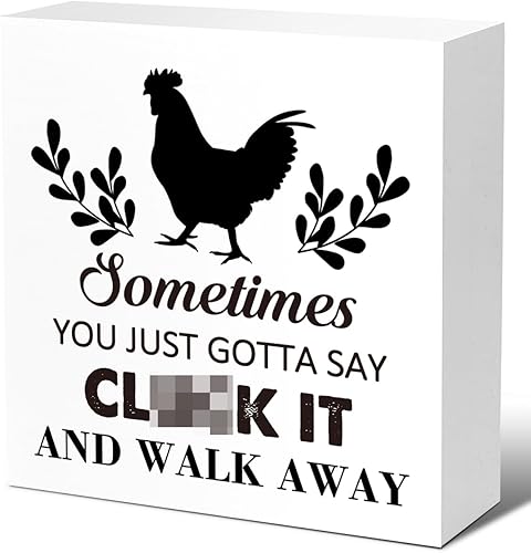 Miniatura 10 de LVQHI Letrero retro de sátira e ironía para divertidos letreros de madera de cocina, letrero de madera con texto en inglés My Cooking Is So Awesome